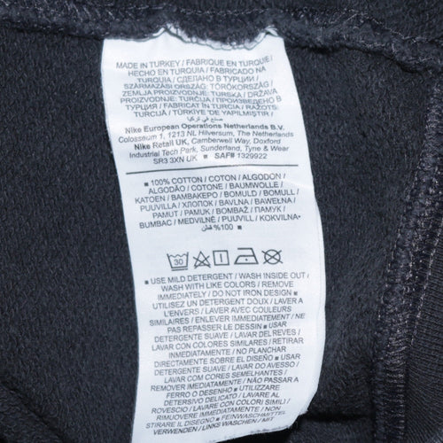 Nike Men's Black XS Pullover Embroidered Logo Sweatshirt