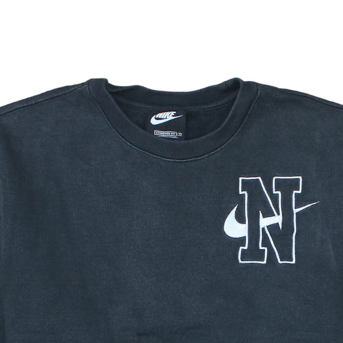 Nike Men's Black XS Pullover Embroidered Logo Sweatshirt