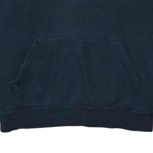 Nike Womens Black Medium Pullover Hoodie Sweatshirt Cotton Blend