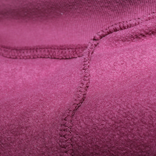 Victoria's Secret PINK Women's Burgundy & White Full Zip Hoodie Size S