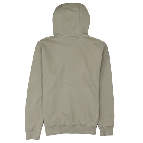 Nike Women’s Beige Pullover Hoodie Small Logo Cotton Blend