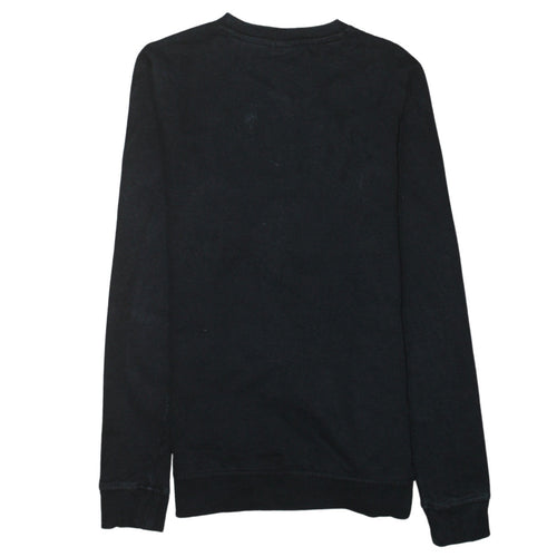Kappa Men's Black Small Crew Neck Pullover Sweatshirt