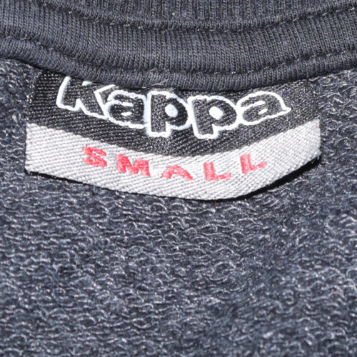 Kappa Men's Black Small Crew Neck Pullover Sweatshirt