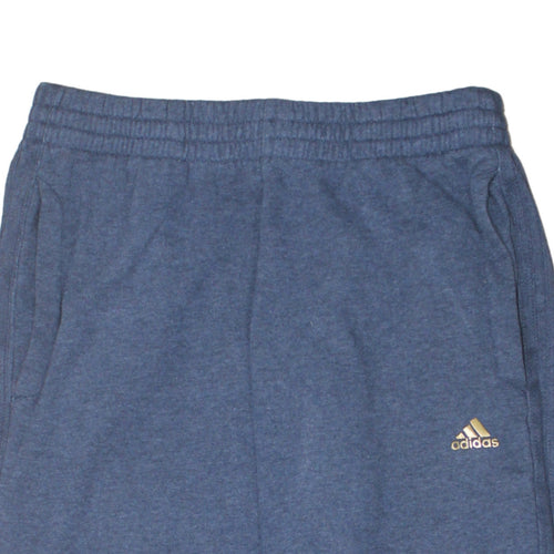 Adidas Womens Blue Sweatpants S Regular Fit Fleece Joggers