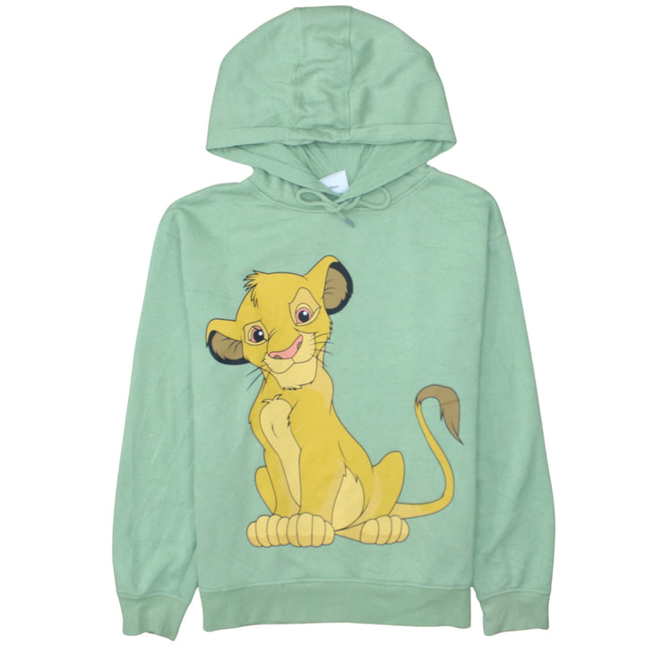 Disney Women Green Simba Pullover Hoodie Small UK 10-12 Casual