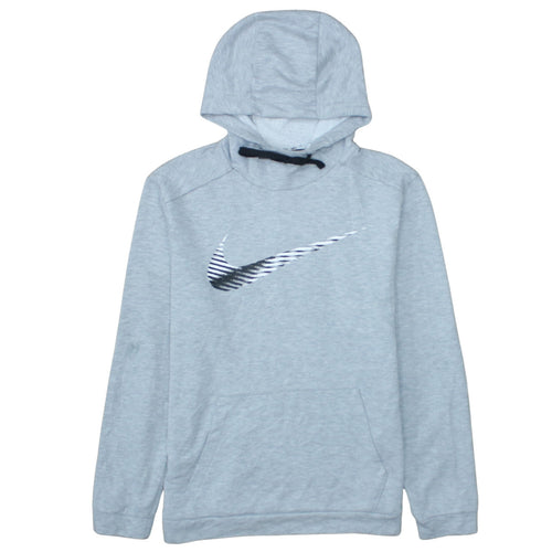Nike Men's Grey Pullover Hoodie M Dri-Fit Sportswear