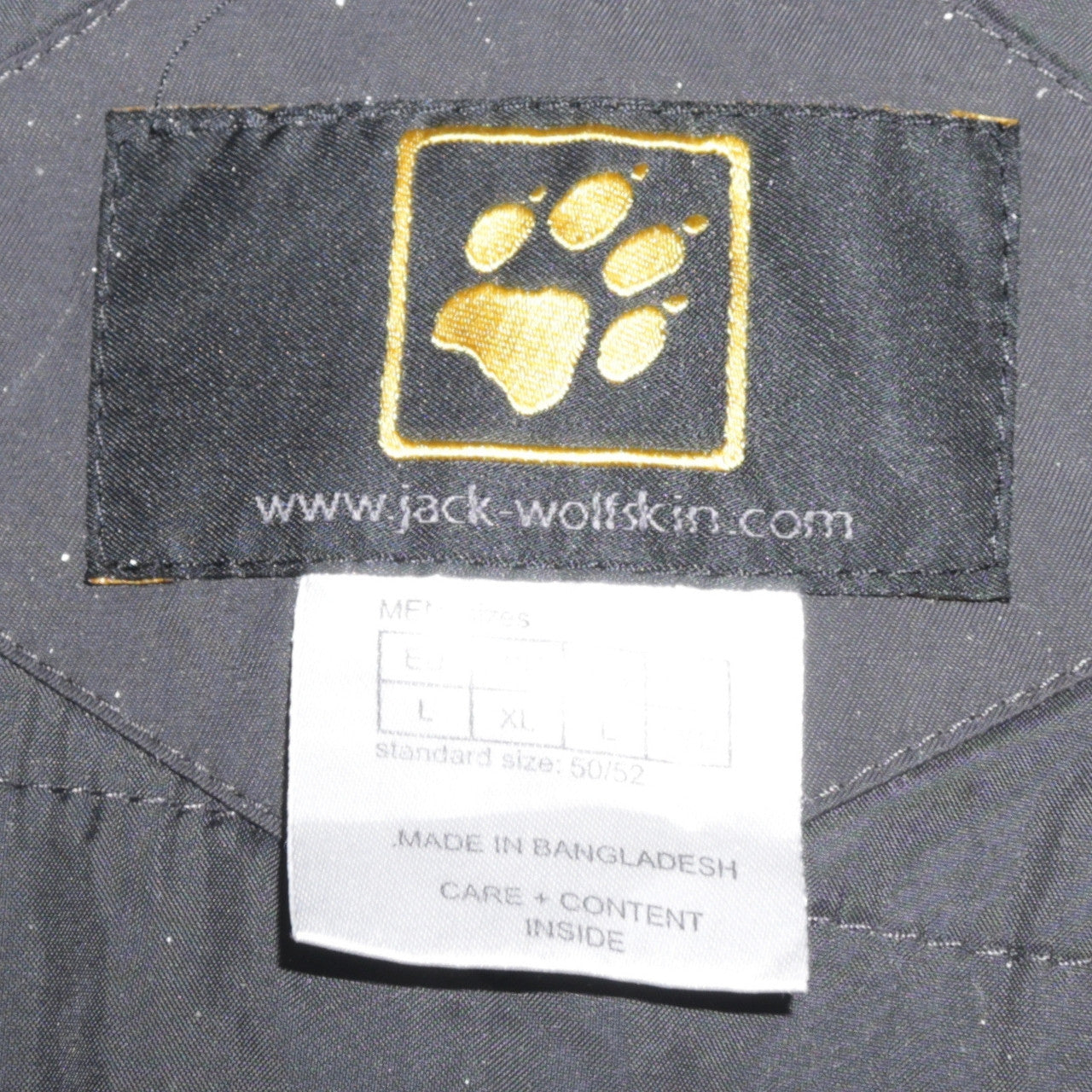 Jack Wolfskin Men's Grey Hooded Waterproof Parka Jacket L 42in