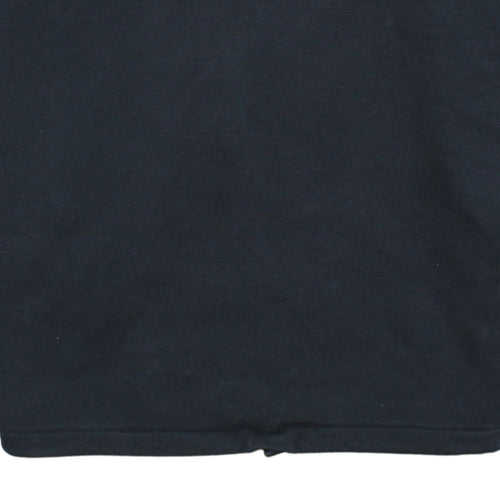 Adidas Women’s Black 1/4 Zip Sweatshirt Size UK 10 Cotton Blend