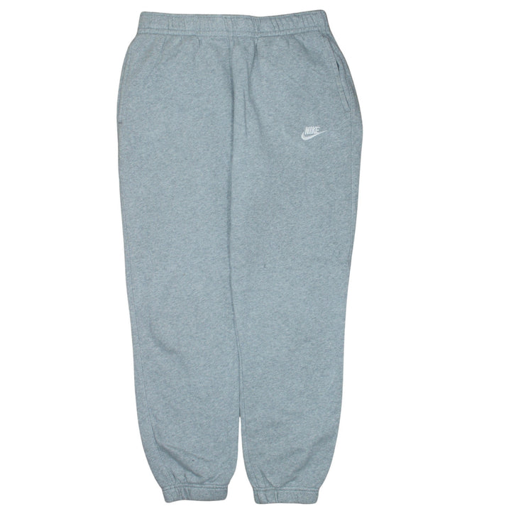Nike Men's Grey Fleece Sweatpants M Regular Fit Tapered Joggers