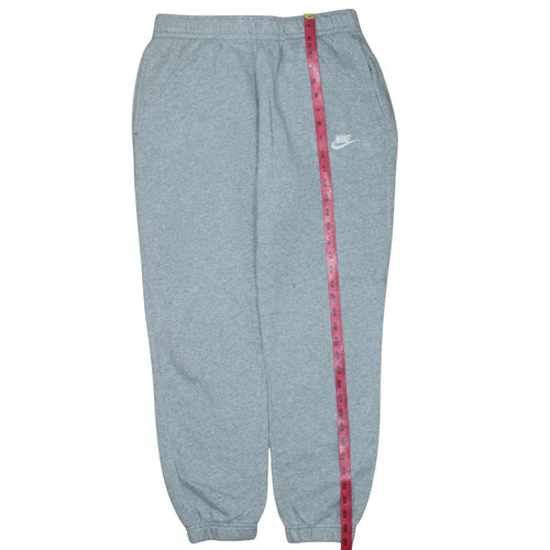 Nike Men's Grey Fleece Sweatpants M Regular Fit Tapered Joggers