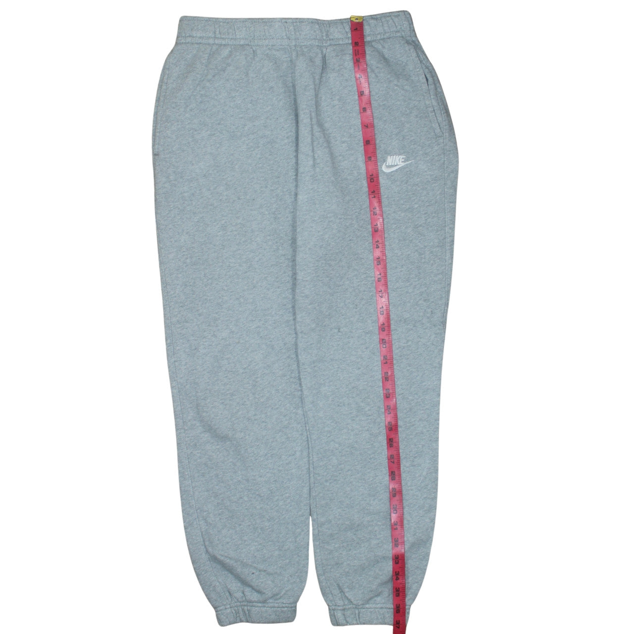Nike Men's Grey Fleece Sweatpants M Regular Fit Tapered Joggers