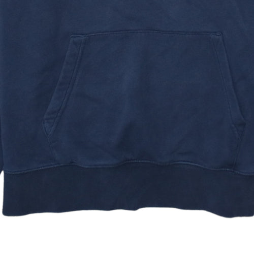 GANT Men's Blue Pullover Hoodie XL Embroidered Logo Fleece Sweatshirt