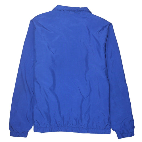 Nike Men's Blue Track Jacket Size L Polyester Full Zip Activewear