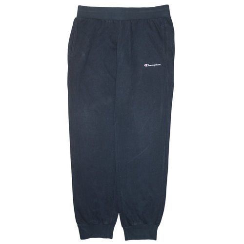 Champion Men's Black Large Sweatpants Fleece Tapered Joggers