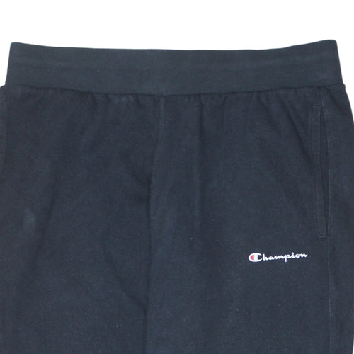Champion Men's Black Large Sweatpants Fleece Tapered Joggers