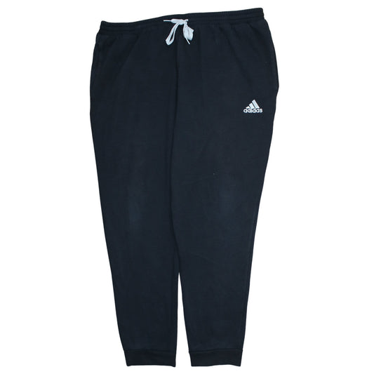 Adidas Men's Black 2XL Sweatpants Joggers Tapered Fleece