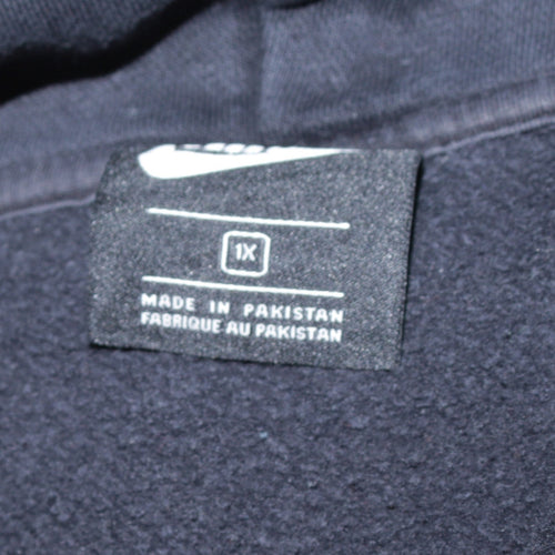Nike Men's Black Pullover Hoodie XL Fleece Sweatshirt
