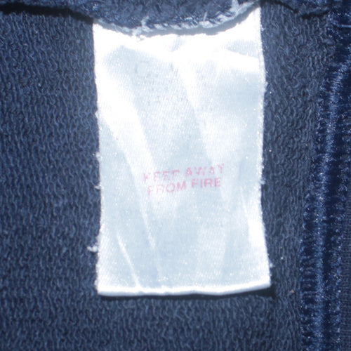 Tommy Hilfiger Boys Blue Full Zip Hoodie Sherpa Lined Size 176