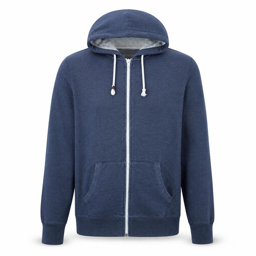 Hilfiger Denim Men's Blue Full Zip Hoodie Size M