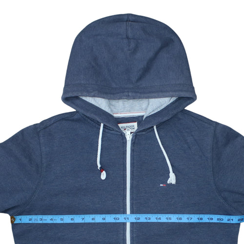Hilfiger Denim Men's Blue Full Zip Hoodie Size M