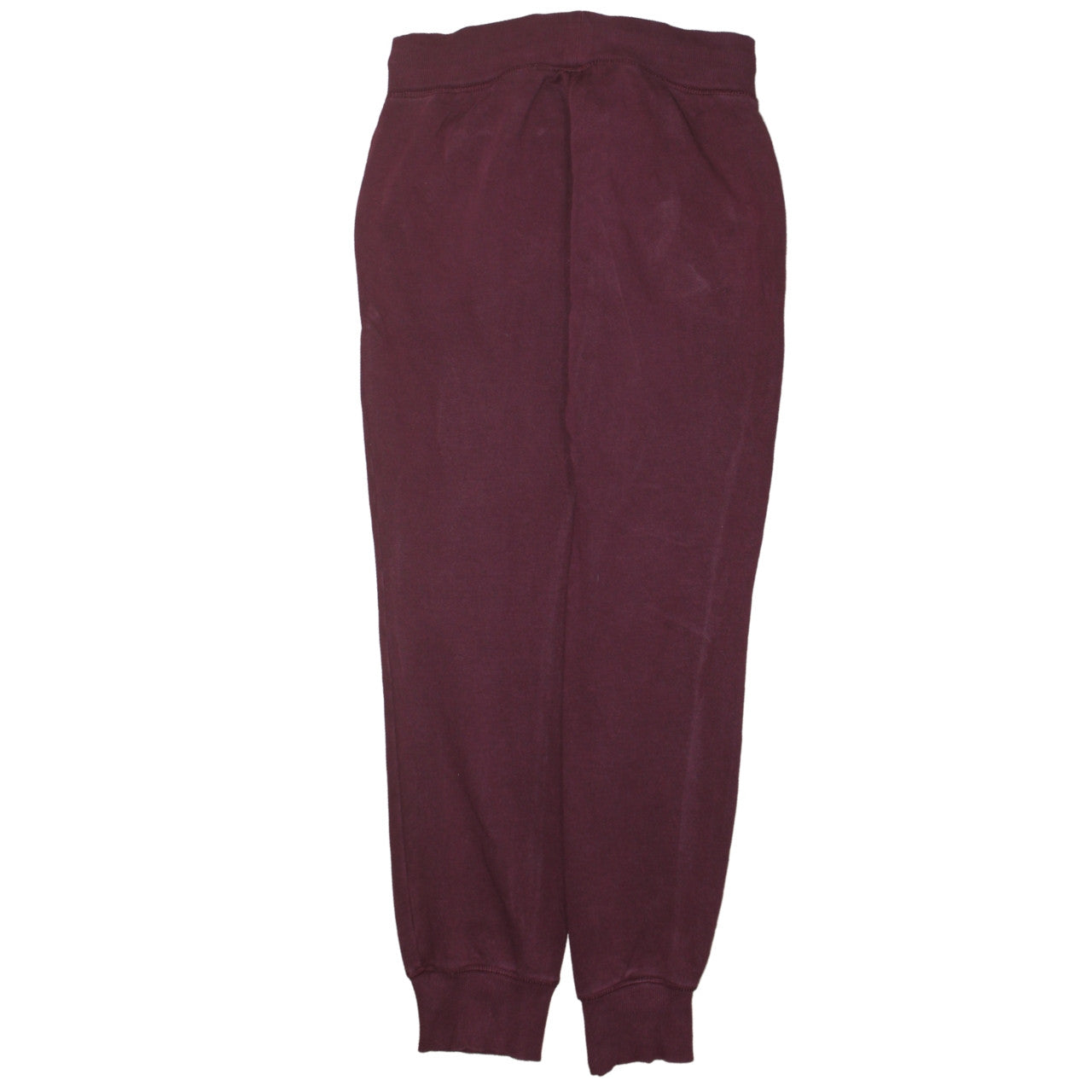 Adidas Women Burgundy Sweatpants Small 8-10 Joggers Drawstring Pockets