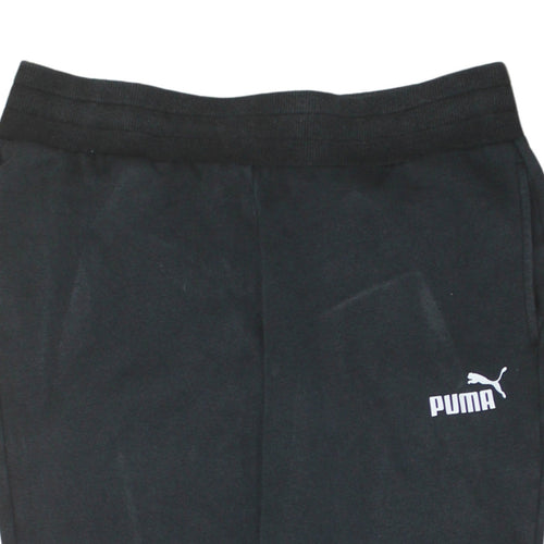 Puma Men's Black Jogger Trousers Size S Regular Fit