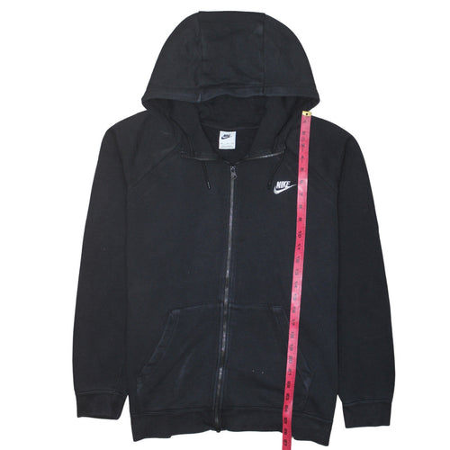 Nike Mens Black XXL Full Zip Hoodie Sweatshirt Classic Cotton Blend