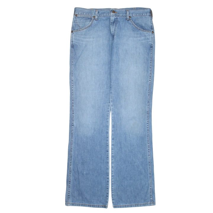 Wrangler Women Blue Straight Leg Jeans Size 12 Cotton 30x32