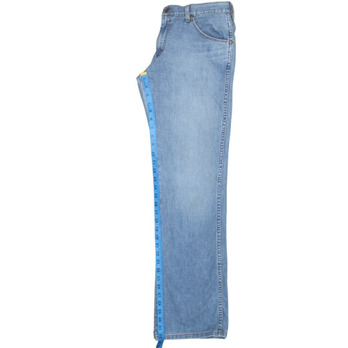 Wrangler Women Blue Straight Leg Jeans Size 12 Cotton 30x32