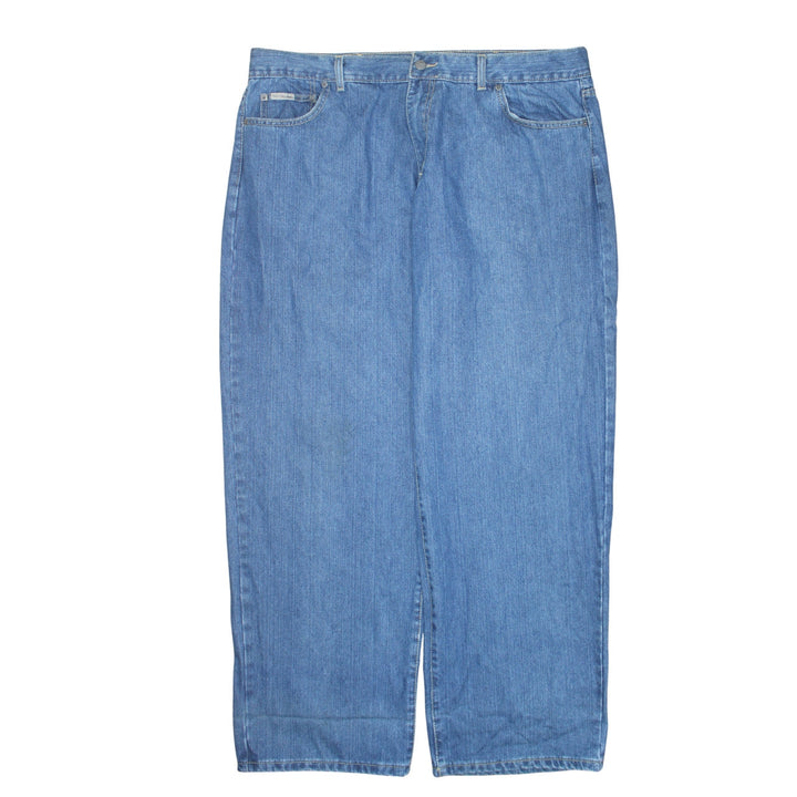 Calvin Klein Men's Blue Straight Fit Denim Jeans Size 42