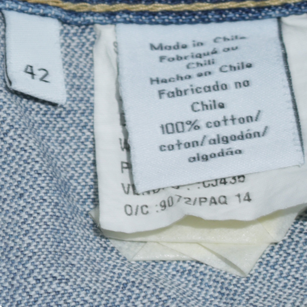 Calvin Klein Men's Blue Straight Fit Denim Jeans Size 42