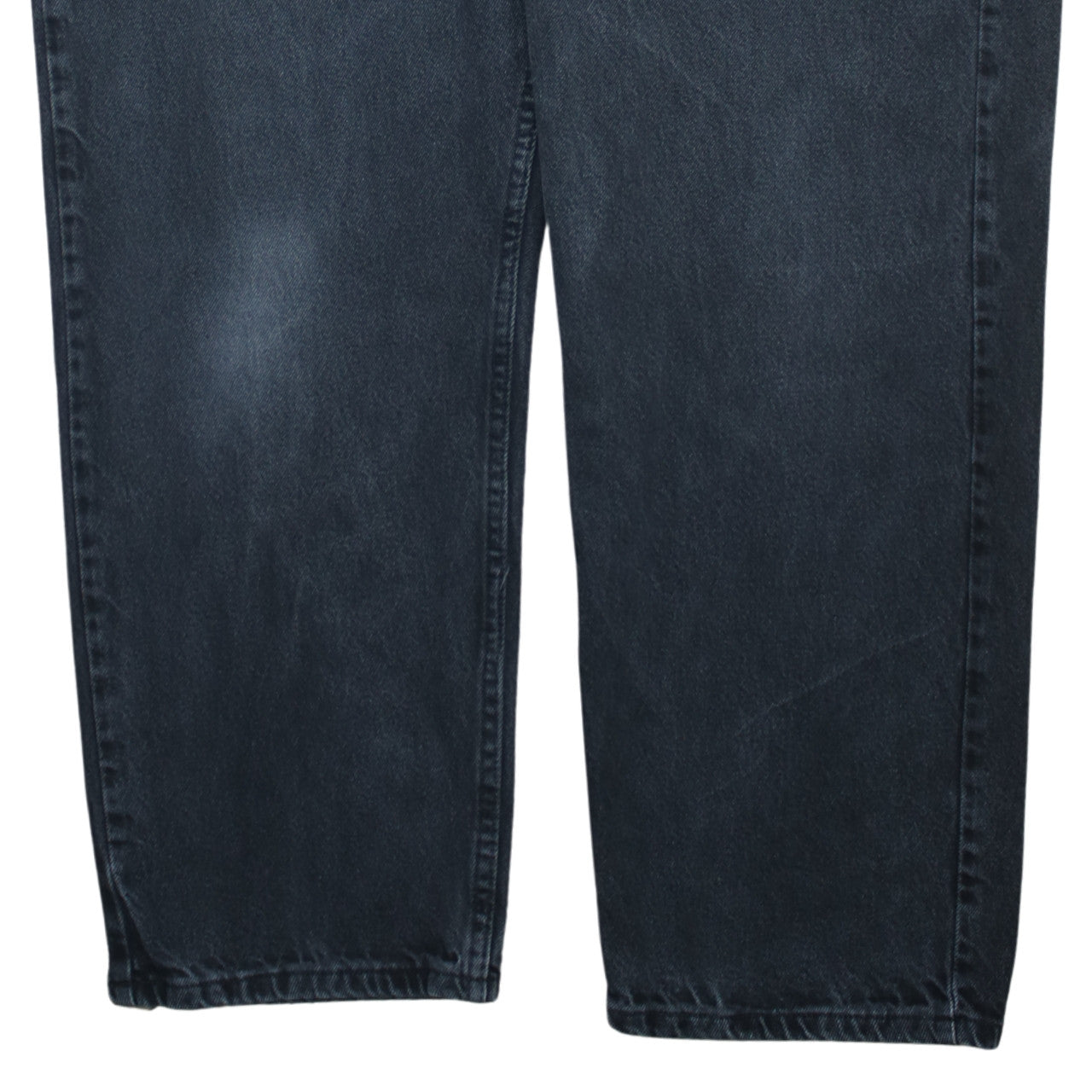 Wrangler Men's Black Relaxed Fit Denim Jeans 42x30 Straight Leg