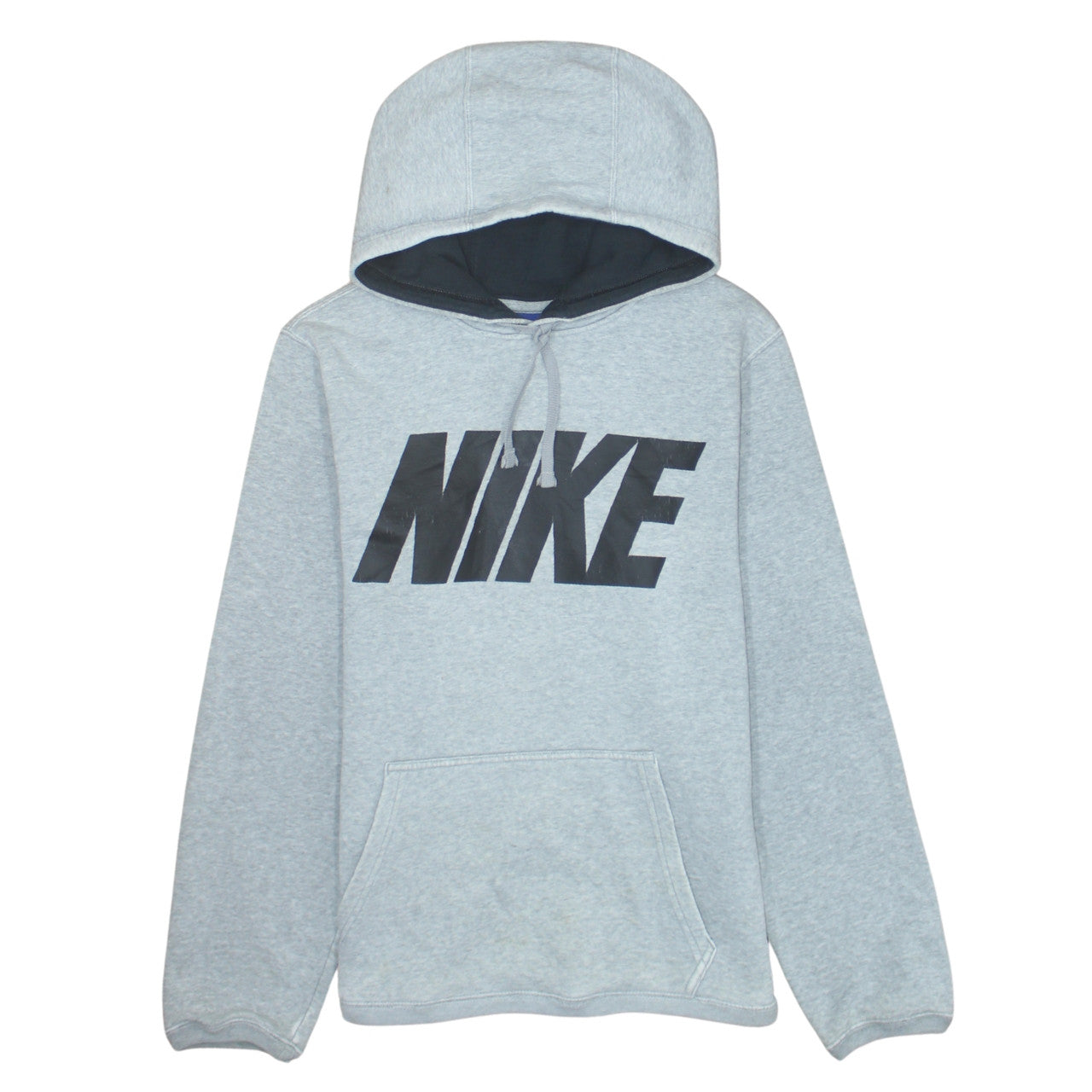 Nike Men's Grey Pullover Hoodie Small Graphic Sports Fleece