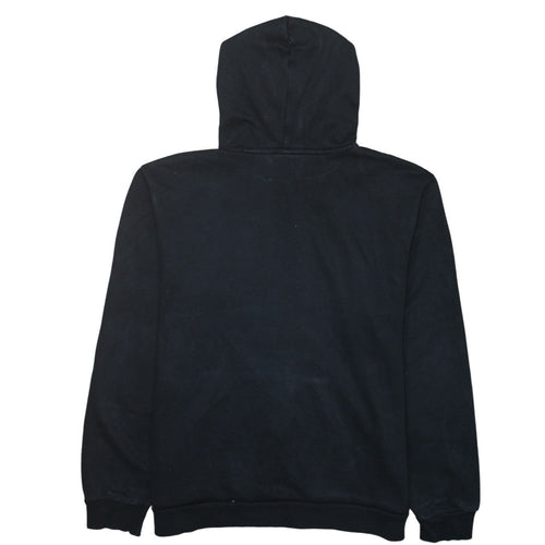 Puma Men's Black Pullover Hoodie L Regular Fit Sports Logo Fleece
