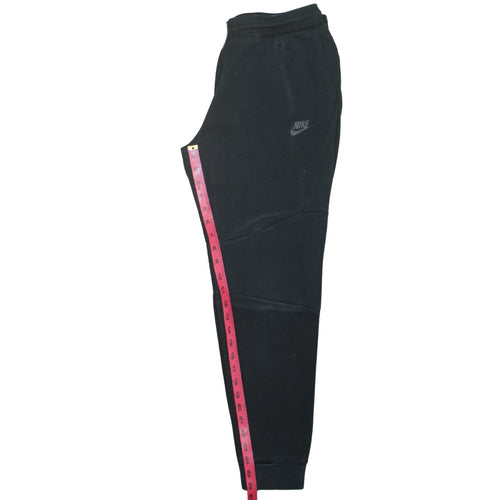Nike Men's Black Jogger Trousers M Cotton Blend Fleece