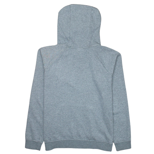 Nike Men's Grey Pullover Hoodie Medium Regular Fit Logo Sweatshirt