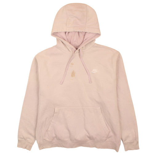 Nike Women Beige Hoodie XL Pullover Hooded Sweatshirt