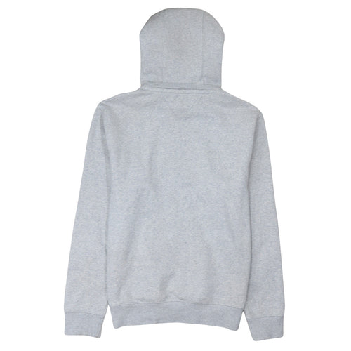 Tommy Jeans Men's Grey Pullover Hoodie M Embroidered Logo