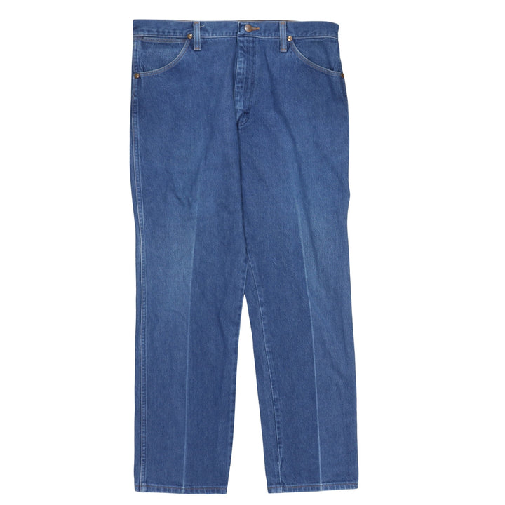 Wrangler Men’s Blue Straight Leg Denim Jeans 36x40 Regular Fit