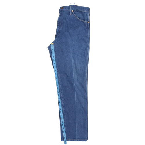 Wrangler Men’s Blue Straight Leg Denim Jeans 36x40 Regular Fit