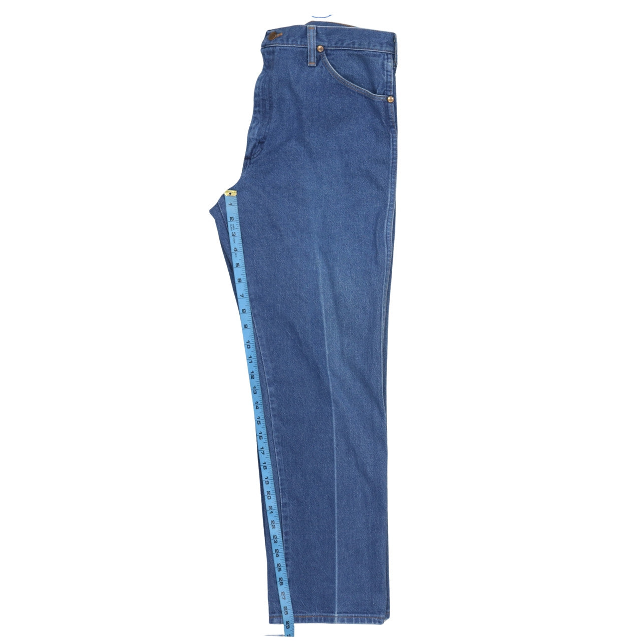 Wrangler Men’s Blue Straight Leg Denim Jeans 36x40 Regular Fit