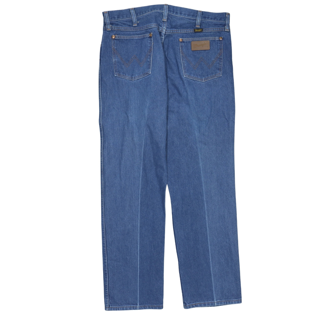 Wrangler Men’s Blue Straight Leg Denim Jeans 36x40 Regular Fit