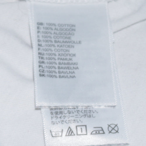 The North Face Men's White Camouflage Logo T-Shirt Size S