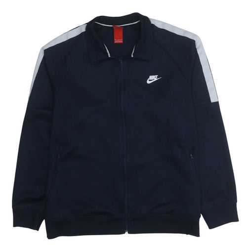 Nike Men's Blue 2XL Full Zip Track Sweatshirt