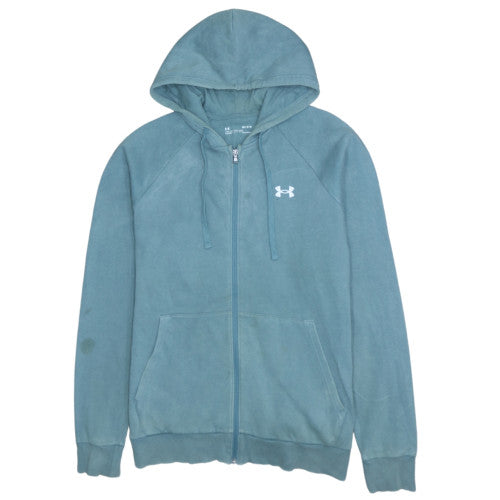 Under Armour Men's Blue Full Zip Fleece Hoodie Size M