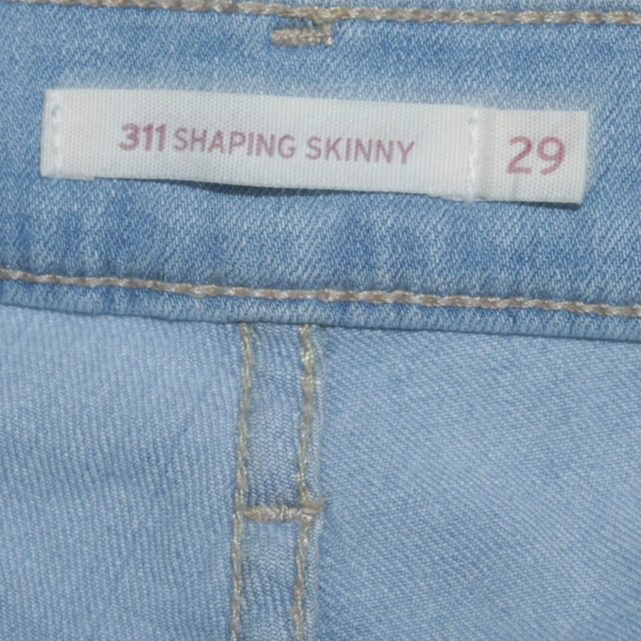 Levi's Women's Blue 311 Shaping Skinny Jeans Size 29 Stretch Denim
