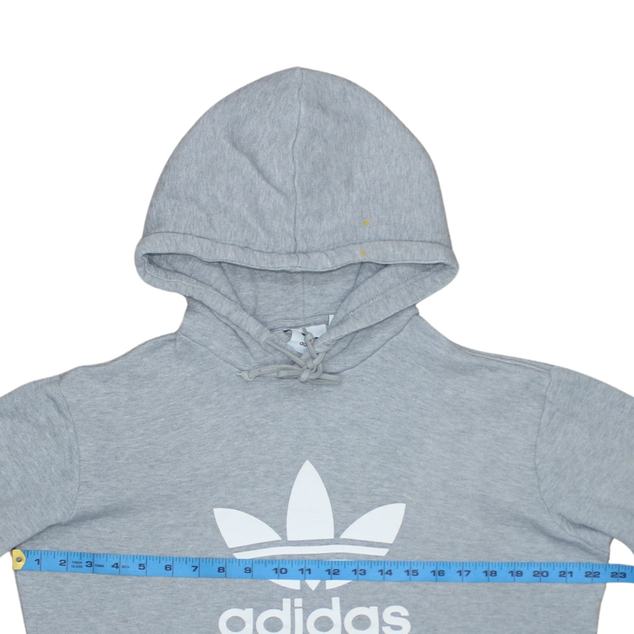 Adidas Women’s Grey Hoodie Small Pullover Trefoil Logo Sweatshirt