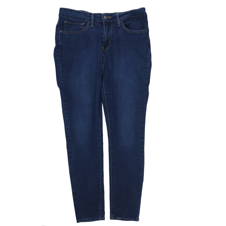Levi's Women's Blue 711 Skinny Mid Rise Stretch Denim Jeans Size 12