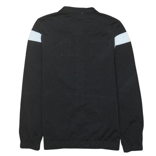 Puma Boys Black Full Zip Sweatshirt 13-14 Years Colourblock Logo Jacket