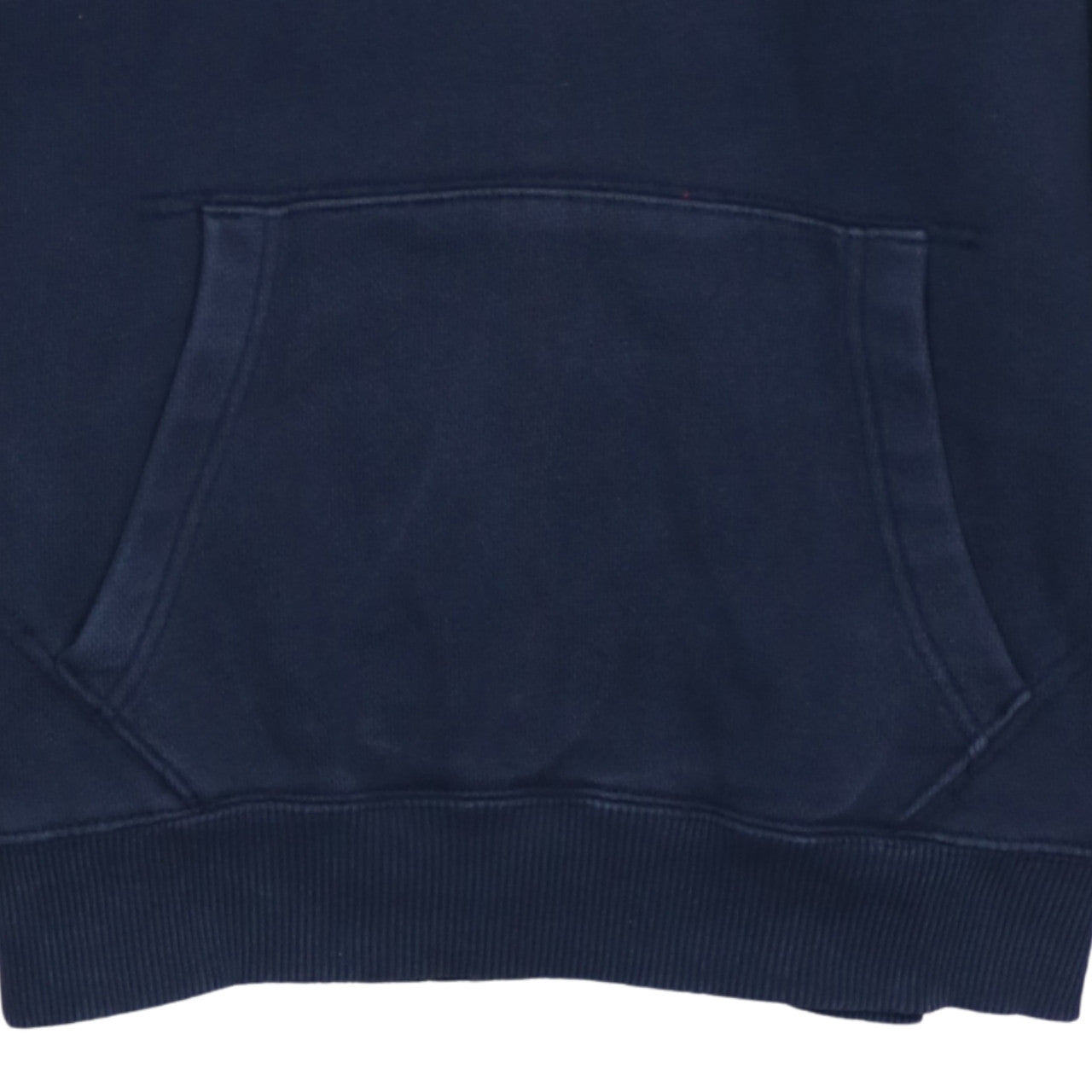 Tommy Hilfiger Mens Navy Hoodie Small Pullover Fleece Cotton Blend